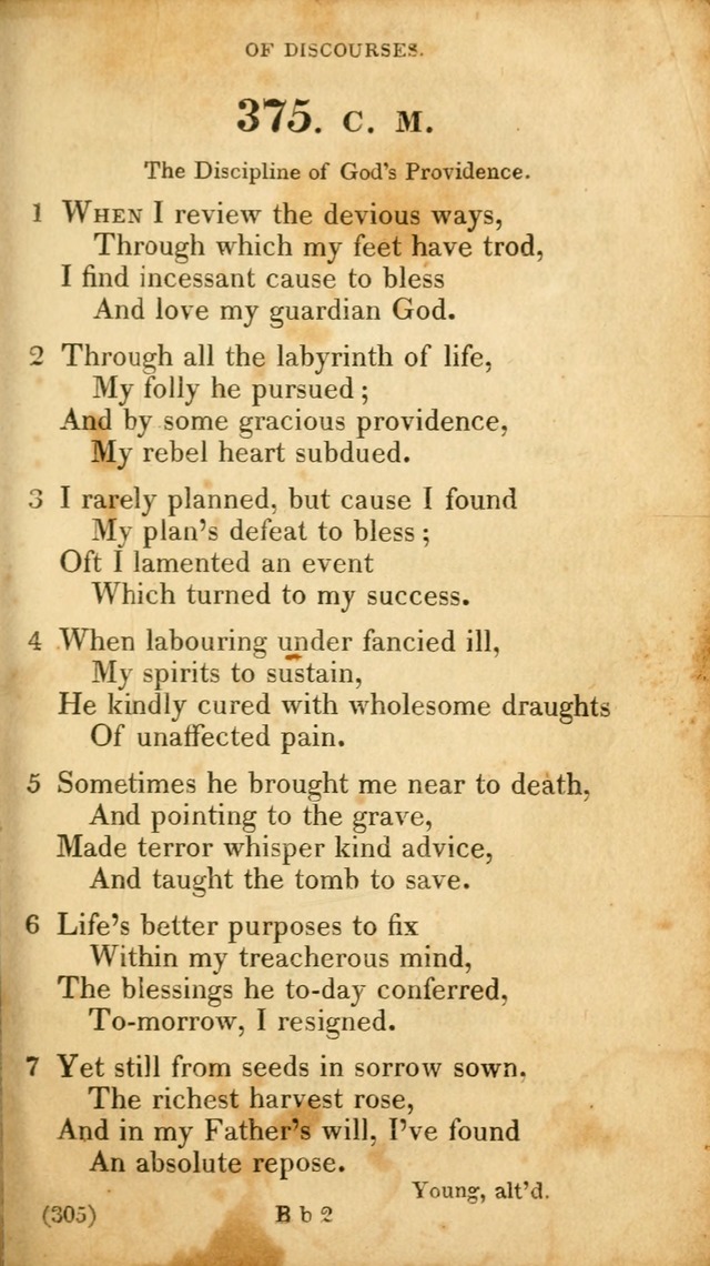 A Collection of Psalms and hymns, for social and private worship page 314