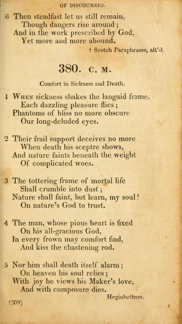 A Collection of Psalms and hymns, for social and private worship page 318