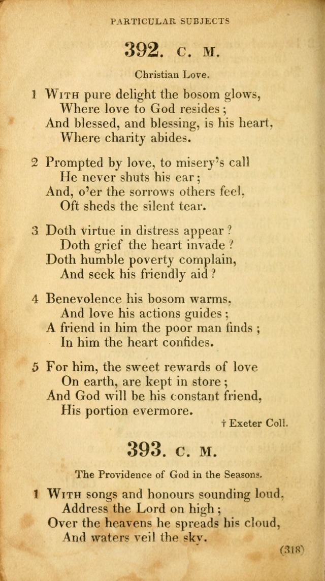 A Collection of Psalms and hymns, for social and private worship page 327