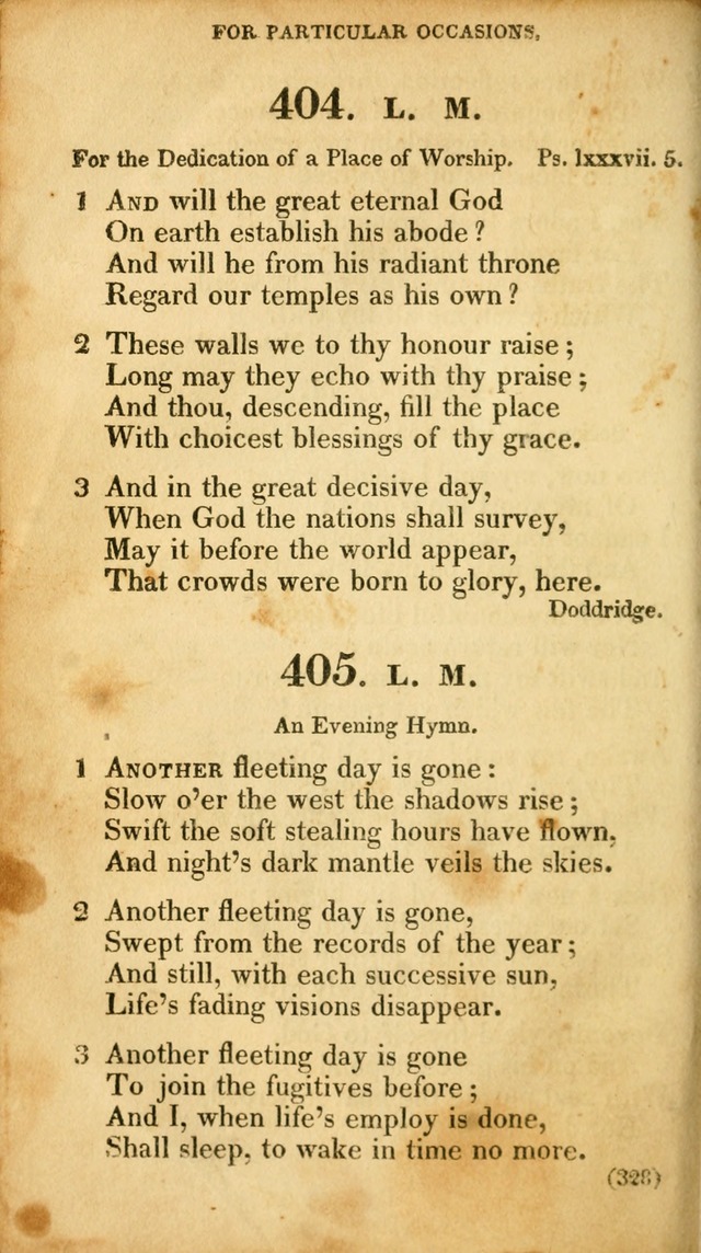 A Collection of Psalms and hymns, for social and private worship page 337
