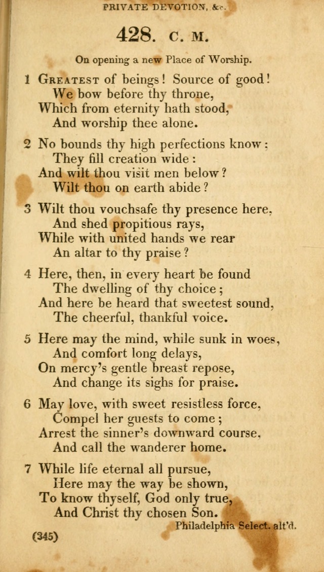 A Collection of Psalms and hymns, for social and private worship page 354