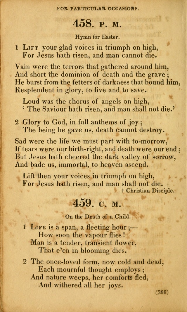 A Collection of Psalms and hymns, for social and private worship page 377