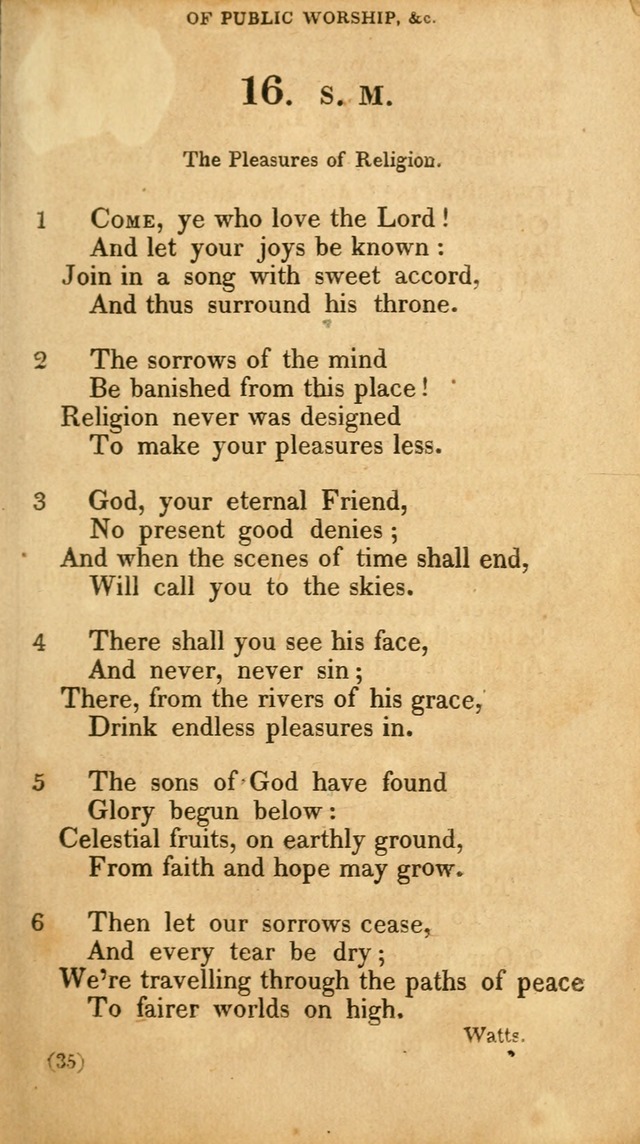 A Collection of Psalms and hymns, for social and private worship page 44