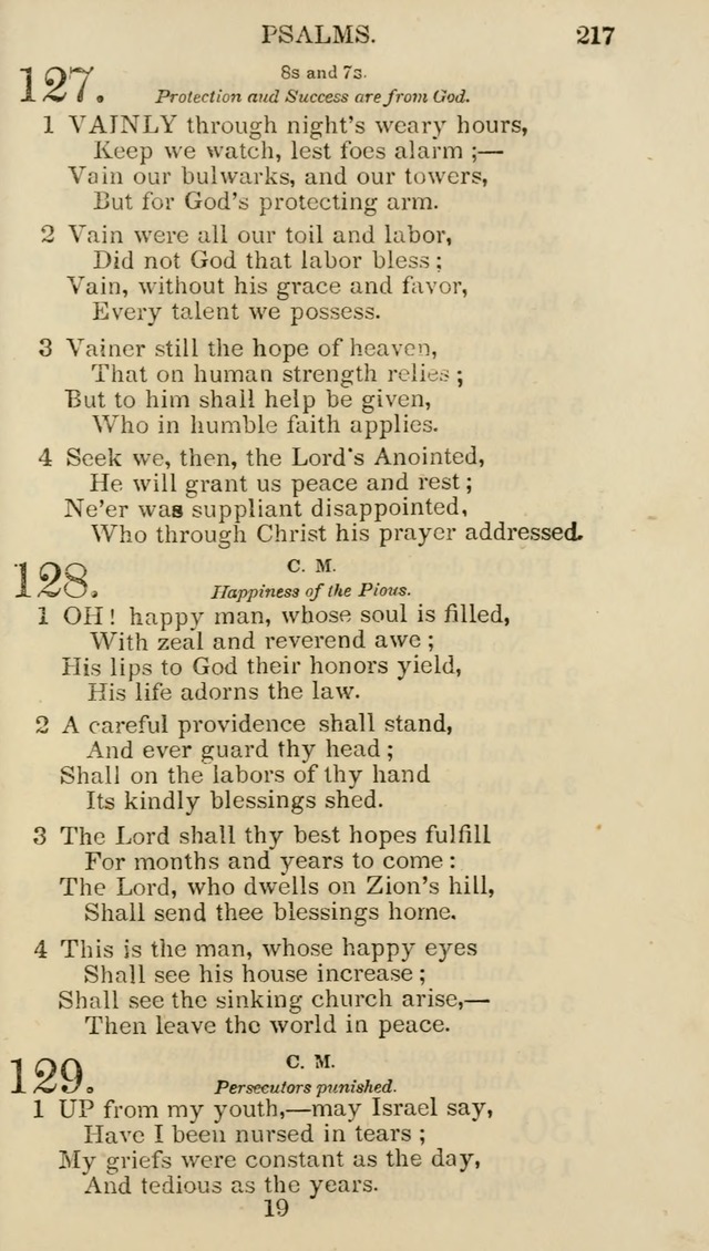 Church Psalmist: or psalms and hymns for the public, social and private use of evangelical Christians (5th ed.) page 219