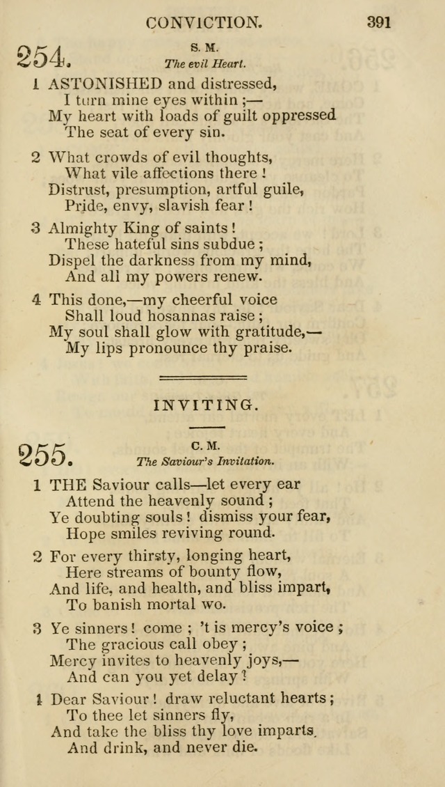 Church Psalmist: or psalms and hymns for the public, social and private use of evangelical Christians (5th ed.) page 393