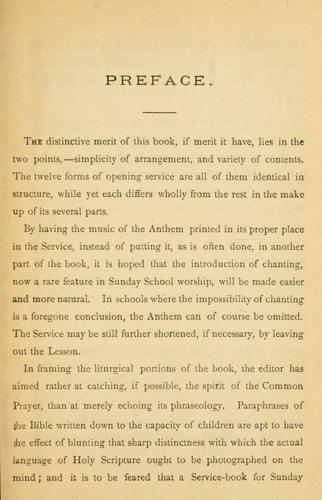 The Church Porch: a service book and hymnal for Sunday schools (Revised and enlarged edition) page 6