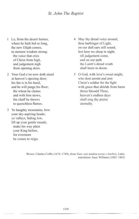 CPWI Hymnal page 1501
