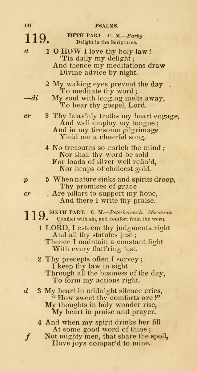 The Christian Psalmist; or, Watts