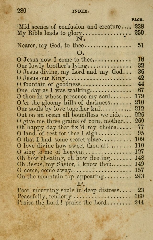 The Christian Songster: a collection of hymns and spiritual songs, usually sung at camp, prayer, and social meetings, and revivals of religion. Designed for all denominations page 289
