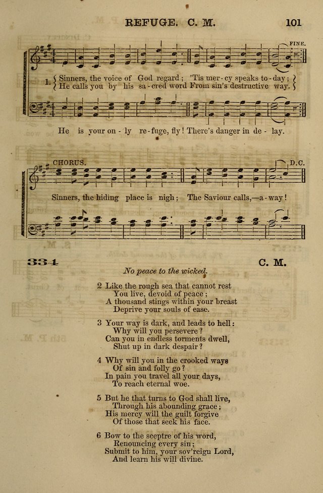 The Centenary Singer: a collection of hymns and tunes popular during the last one hundred years page 101