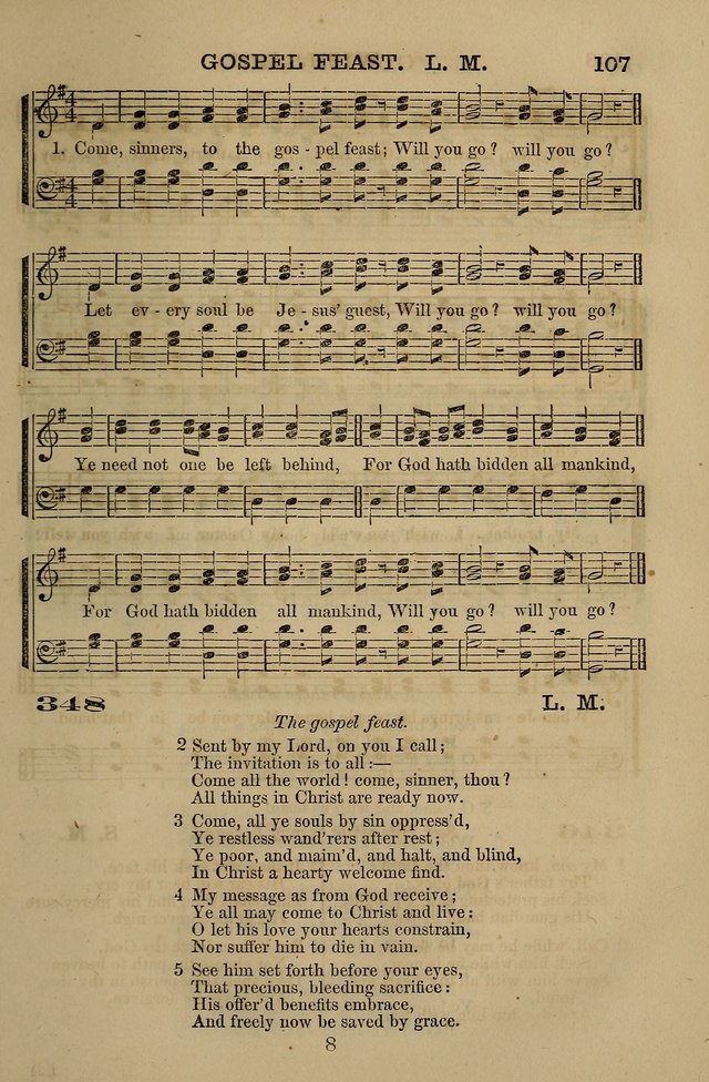 The Centenary Singer: a collection of hymns and tunes popular during the last one hundred years page 107