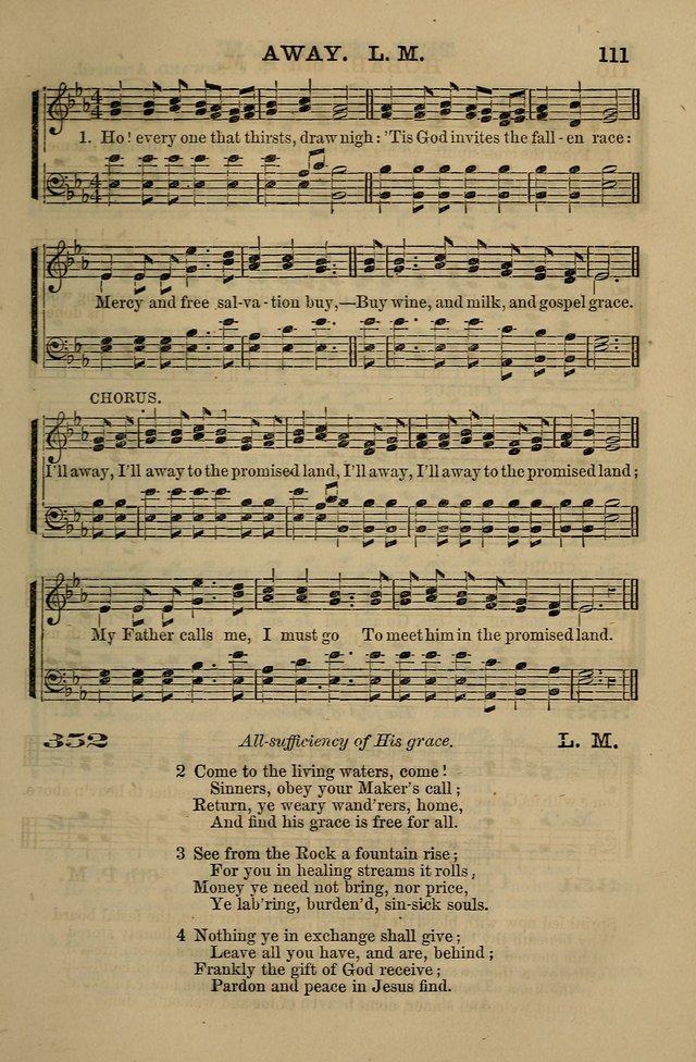 The Centenary Singer: a collection of hymns and tunes popular during the last one hundred years page 111