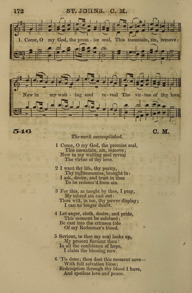 The Centenary Singer: a collection of hymns and tunes popular during the last one hundred years page 172