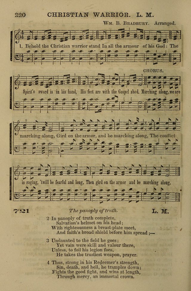 The Centenary Singer: a collection of hymns and tunes popular during the last one hundred years page 220