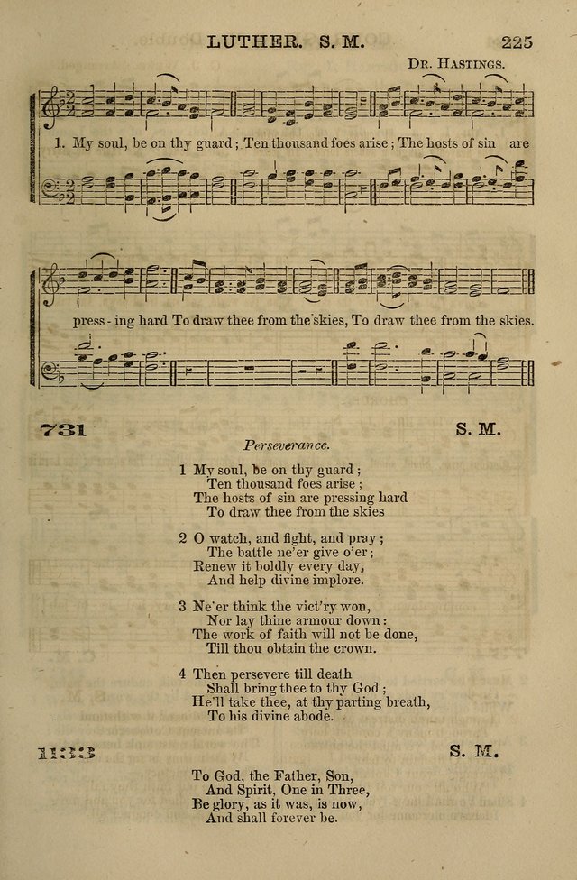The Centenary Singer: a collection of hymns and tunes popular during the last one hundred years page 225