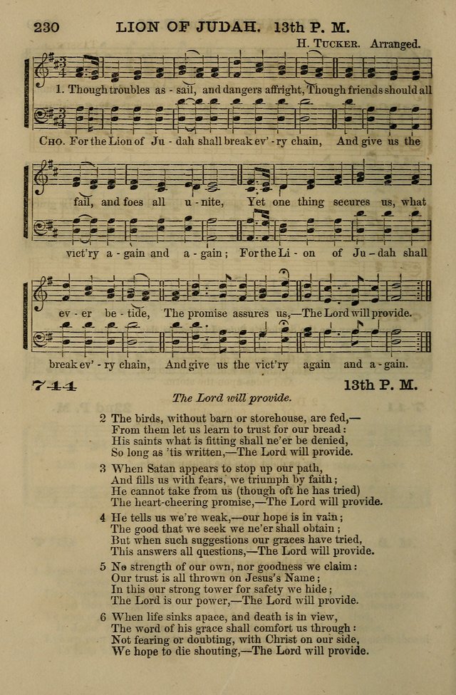 The Centenary Singer: a collection of hymns and tunes popular during the last one hundred years page 230