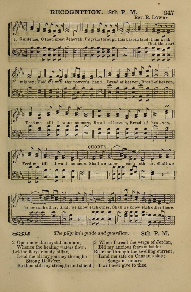The Centenary Singer: a collection of hymns and tunes popular during the last one hundred years page 247