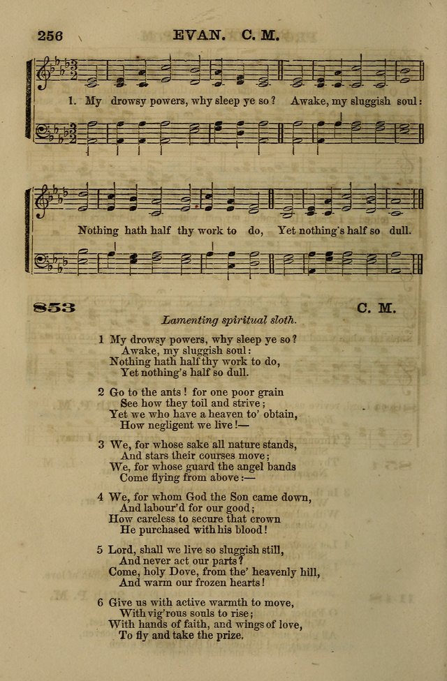The Centenary Singer: a collection of hymns and tunes popular during the last one hundred years page 256
