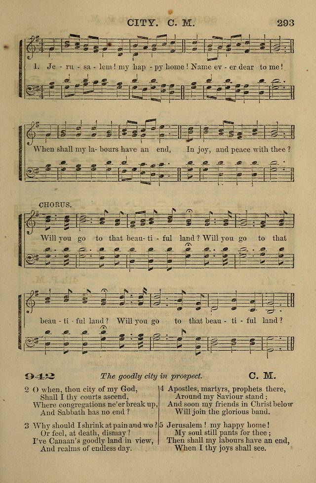 The Centenary Singer: a collection of hymns and tunes popular during the last one hundred years page 293