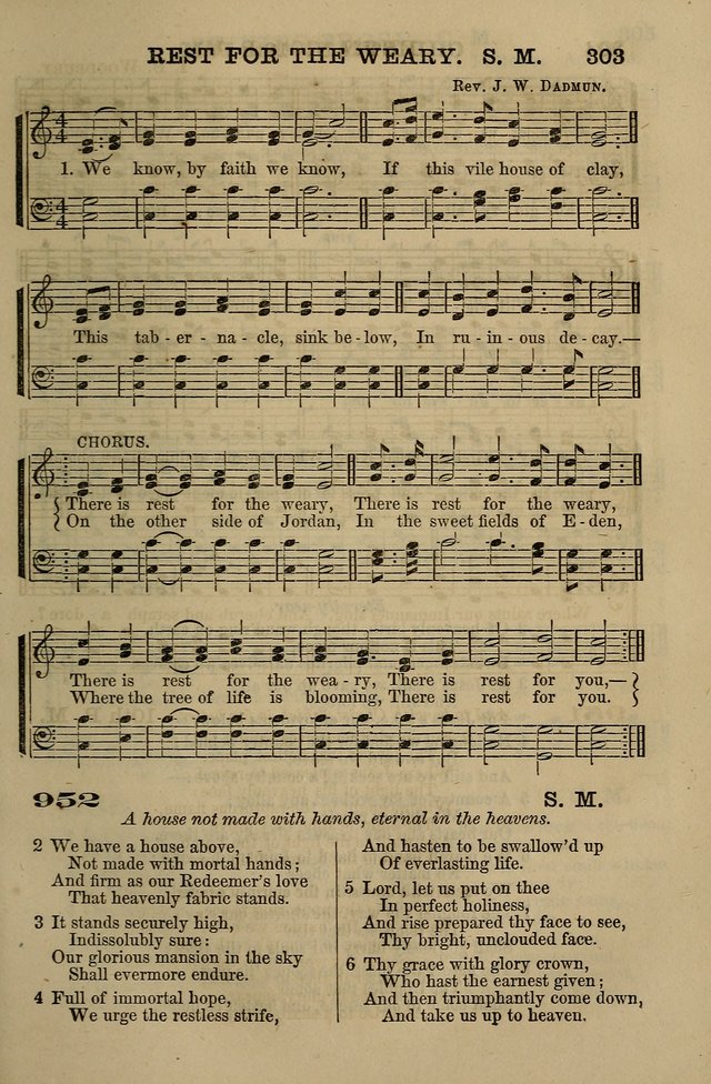 The Centenary Singer: a collection of hymns and tunes popular during the last one hundred years page 303
