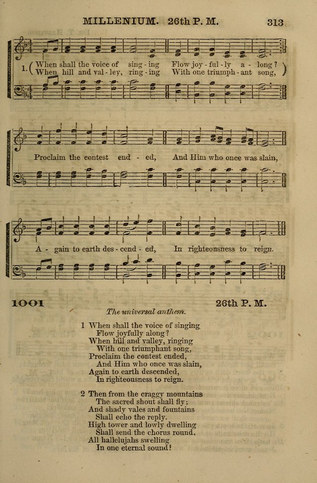 The Centenary Singer: a collection of hymns and tunes popular during the last one hundred years page 313