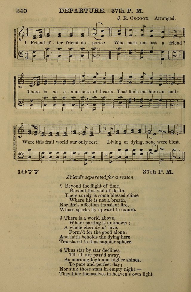 The Centenary Singer: a collection of hymns and tunes popular during the last one hundred years page 340