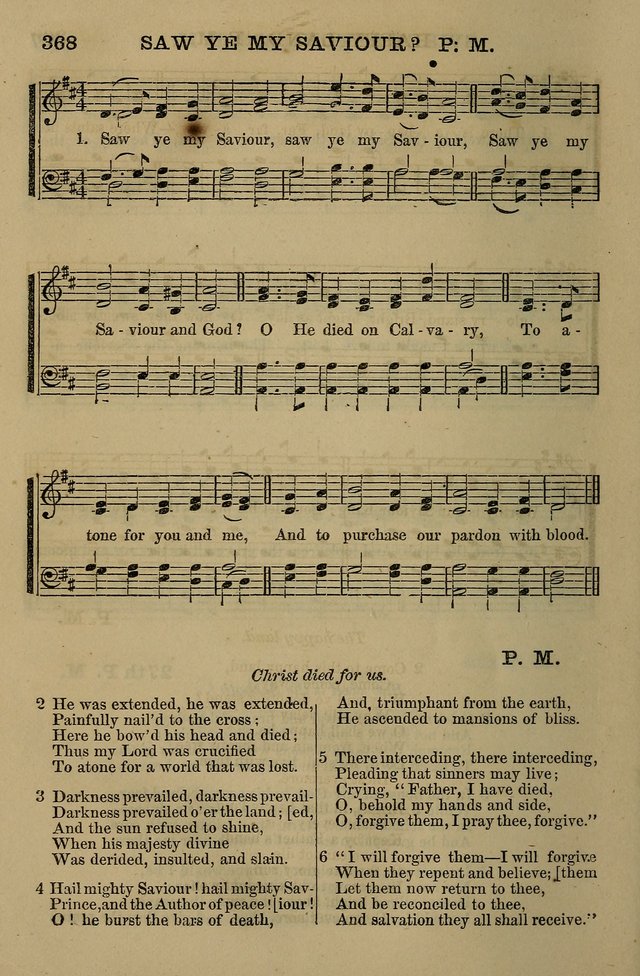 The Centenary Singer: a collection of hymns and tunes popular during the last one hundred years page 368