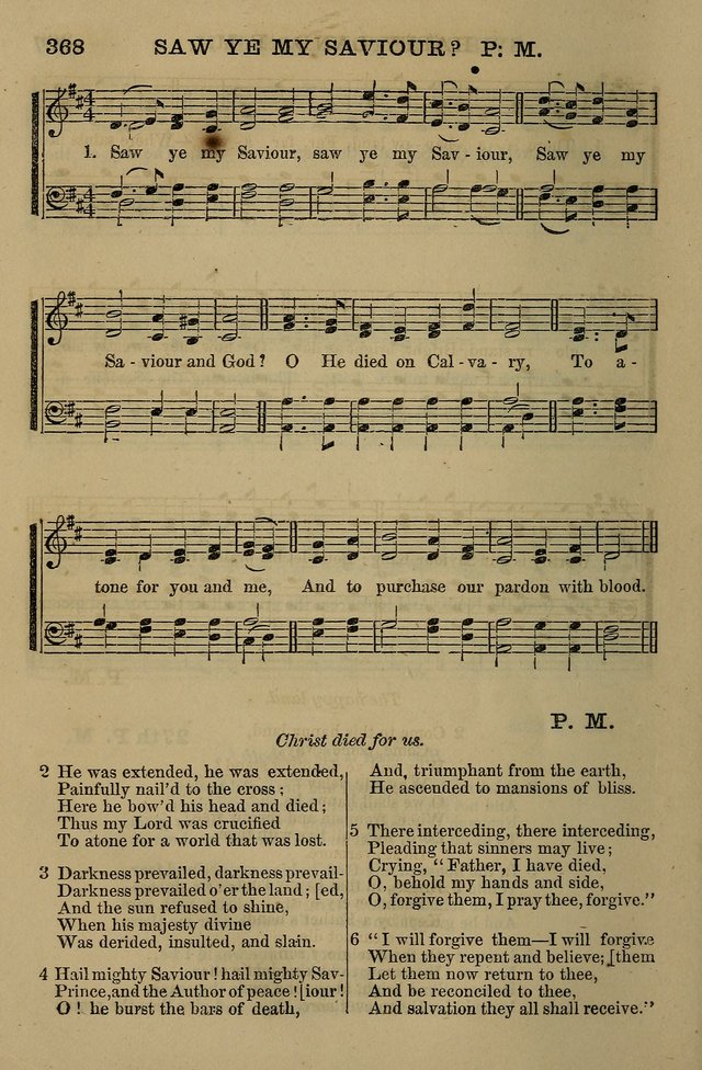 The Centenary Singer: a collection of hymns and tunes popular during the last one hundred years page 368