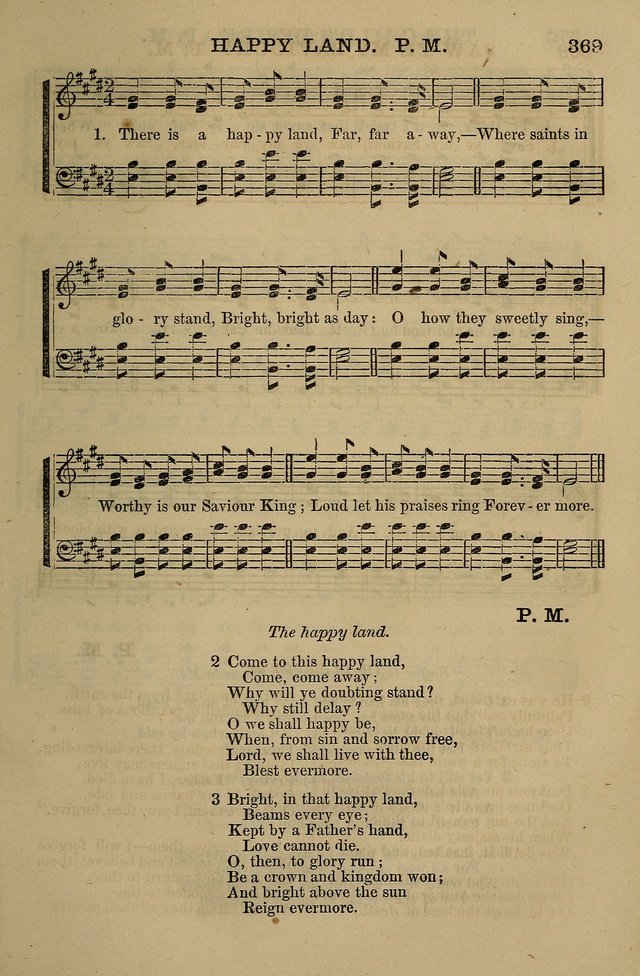 The Centenary Singer: a collection of hymns and tunes popular during the last one hundred years page 369