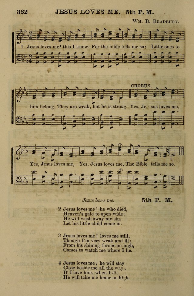 The Centenary Singer: a collection of hymns and tunes popular during the last one hundred years page 382