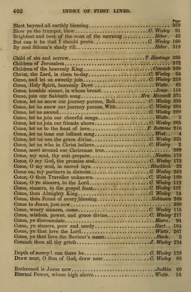 The Centenary Singer: a collection of hymns and tunes popular during the last one hundred years page 402