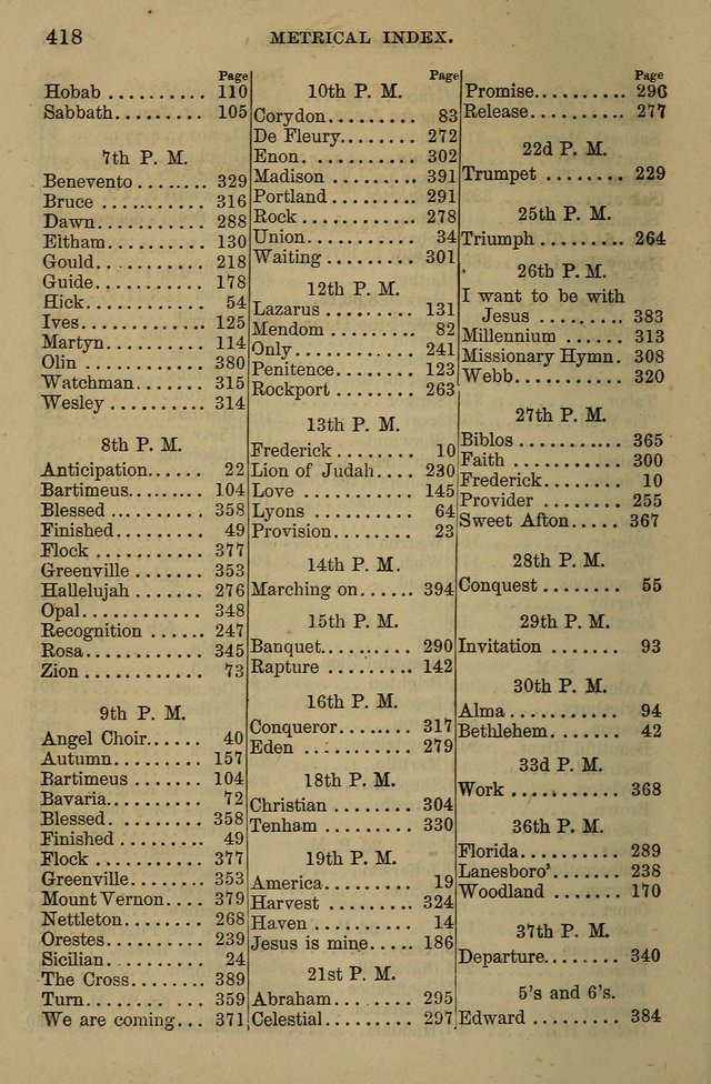 The Centenary Singer: a collection of hymns and tunes popular during the last one hundred years page 418