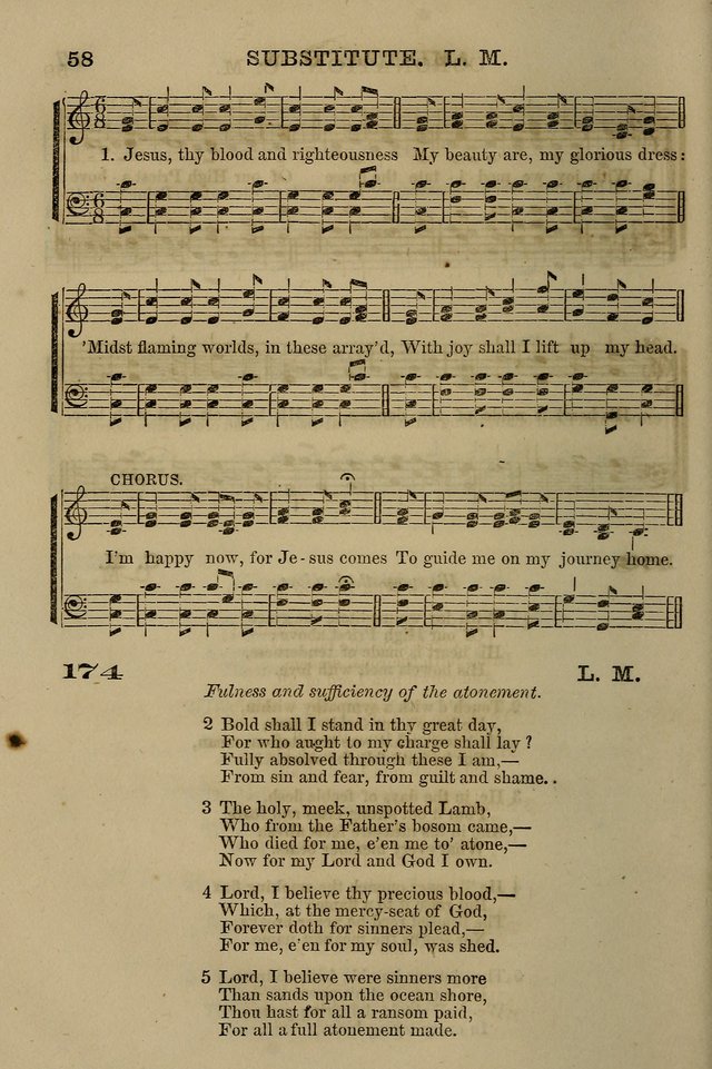The Centenary Singer: a collection of hymns and tunes popular during the last one hundred years page 58