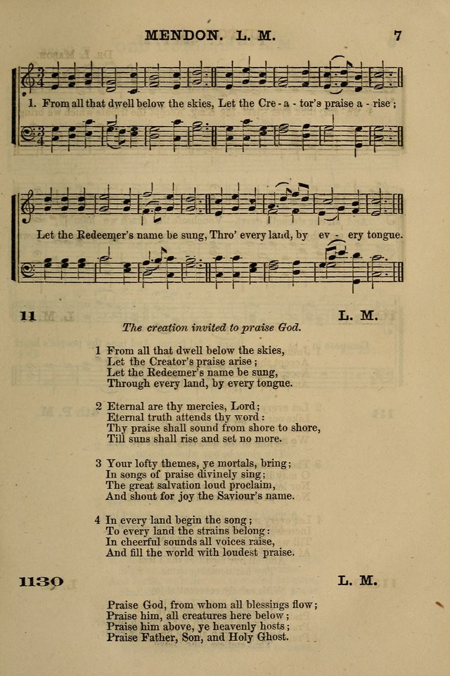 The Centenary Singer: a collection of hymns and tunes popular during the last one hundred years page 7
