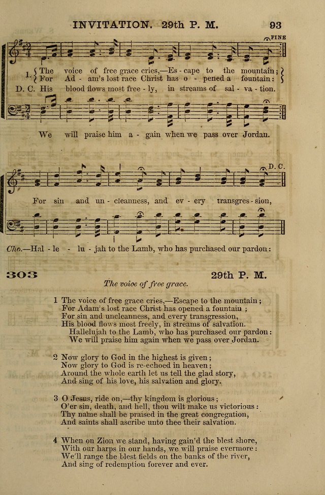 The Centenary Singer: a collection of hymns and tunes popular during the last one hundred years page 93