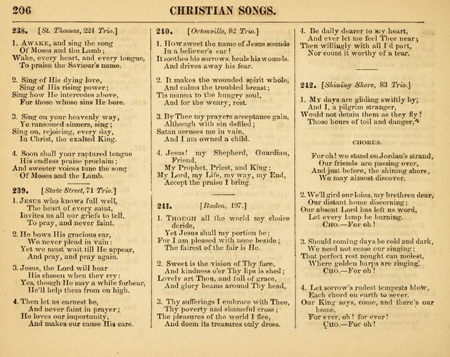 Christian Songs: for the Sunday School page 206
