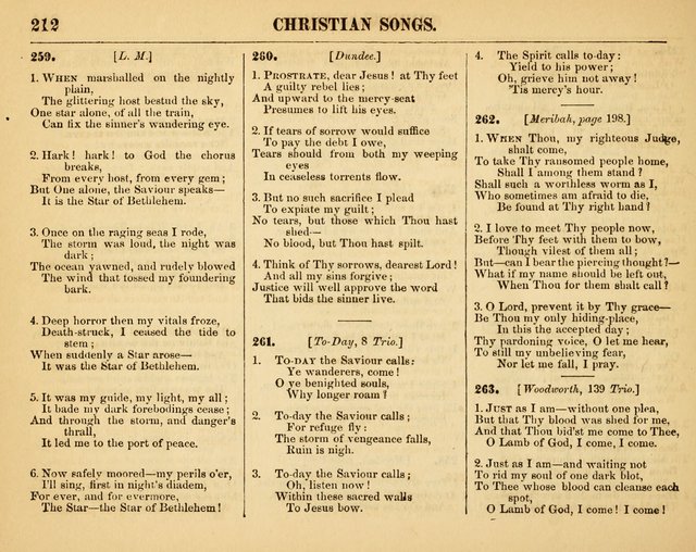 Christian Songs: for the Sunday School page 212