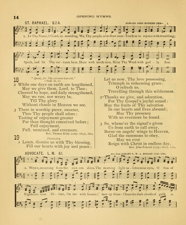 Carmina Sanctorum: a selection of hymns and songs of praise with tunes page 15