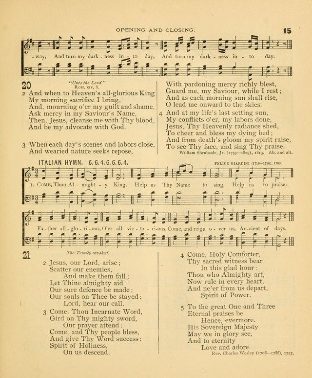 Carmina Sanctorum: a selection of hymns and songs of praise with tunes page 16