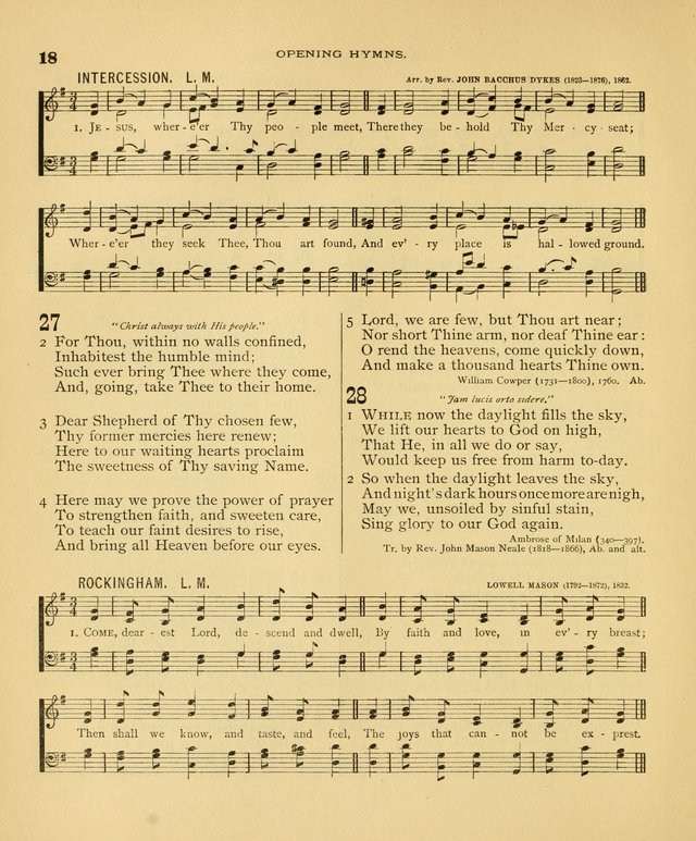 Carmina Sanctorum: a selection of hymns and songs of praise with tunes page 19