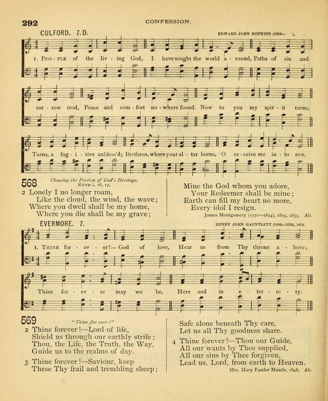 Carmina Sanctorum: a selection of hymns and songs of praise with tunes page 295