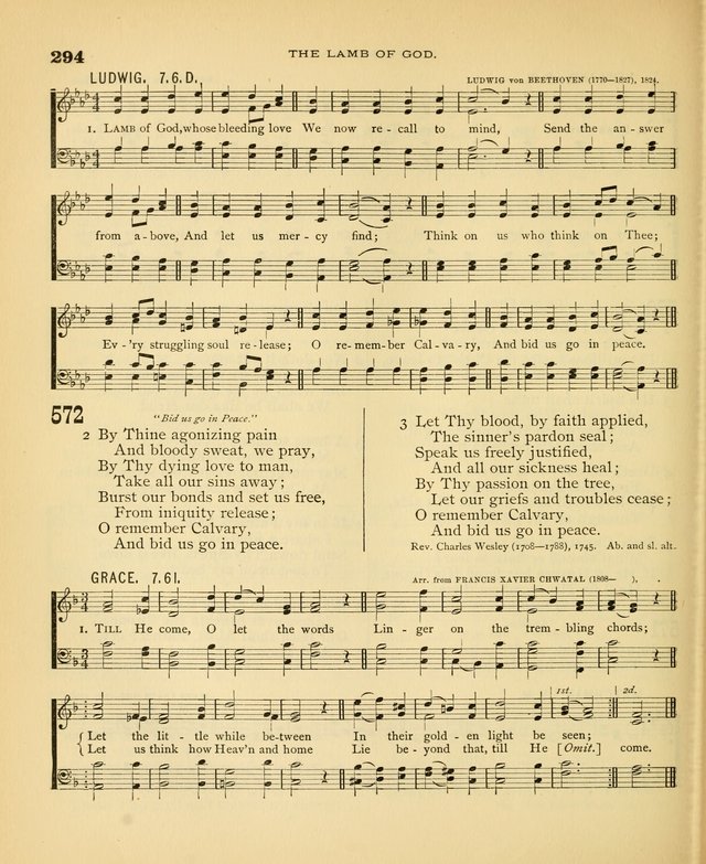 Carmina Sanctorum: a selection of hymns and songs of praise with tunes page 297