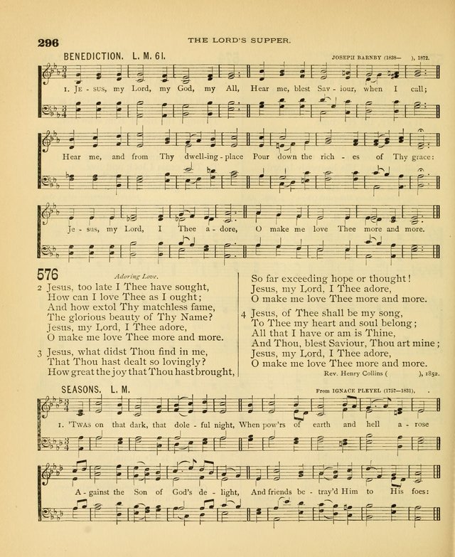 Carmina Sanctorum: a selection of hymns and songs of praise with tunes page 299