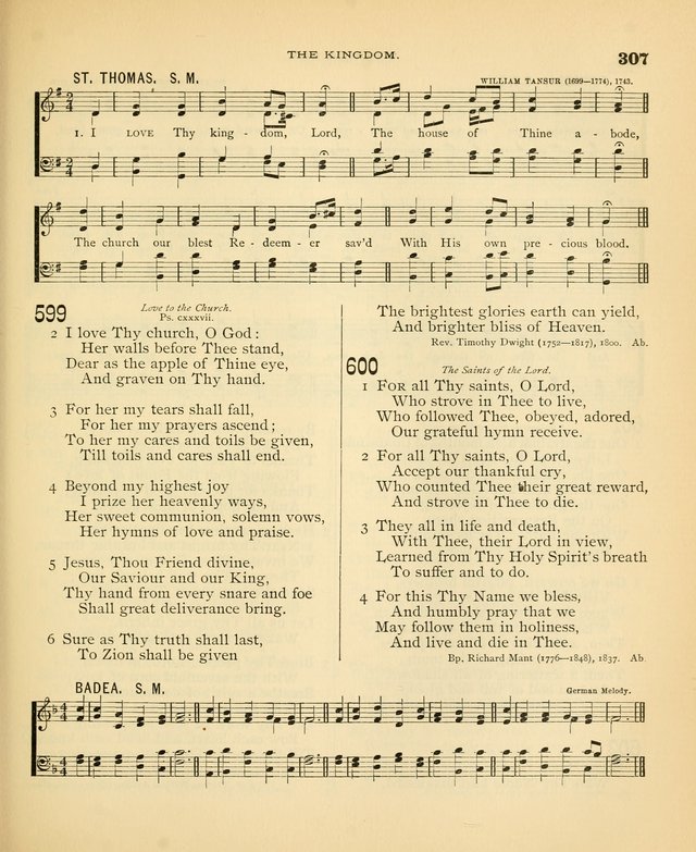 Carmina Sanctorum: a selection of hymns and songs of praise with tunes page 310