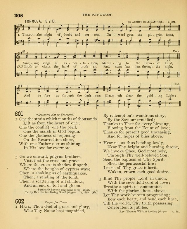 Carmina Sanctorum: a selection of hymns and songs of praise with tunes page 311