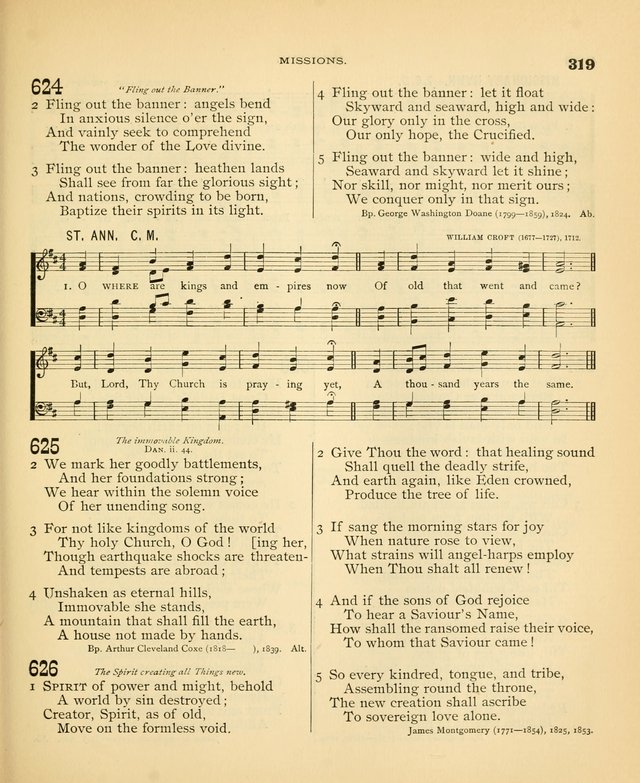 Carmina Sanctorum: a selection of hymns and songs of praise with tunes page 322