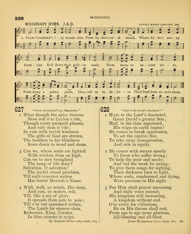 Carmina Sanctorum: a selection of hymns and songs of praise with tunes page 323