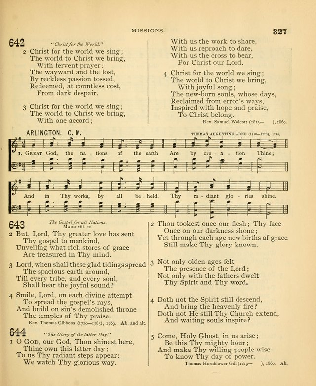 Carmina Sanctorum: a selection of hymns and songs of praise with tunes page 330