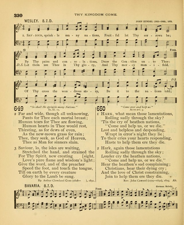 Carmina Sanctorum: a selection of hymns and songs of praise with tunes page 333