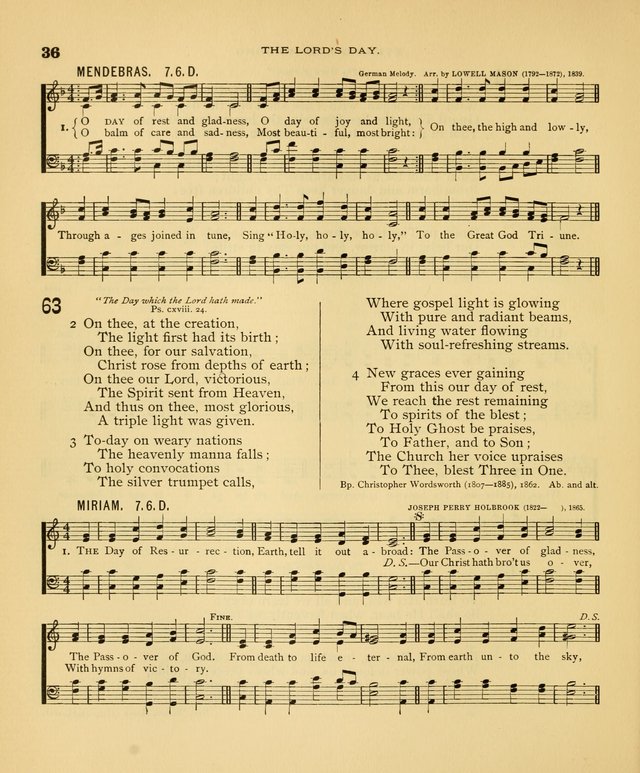 Carmina Sanctorum: a selection of hymns and songs of praise with tunes page 37